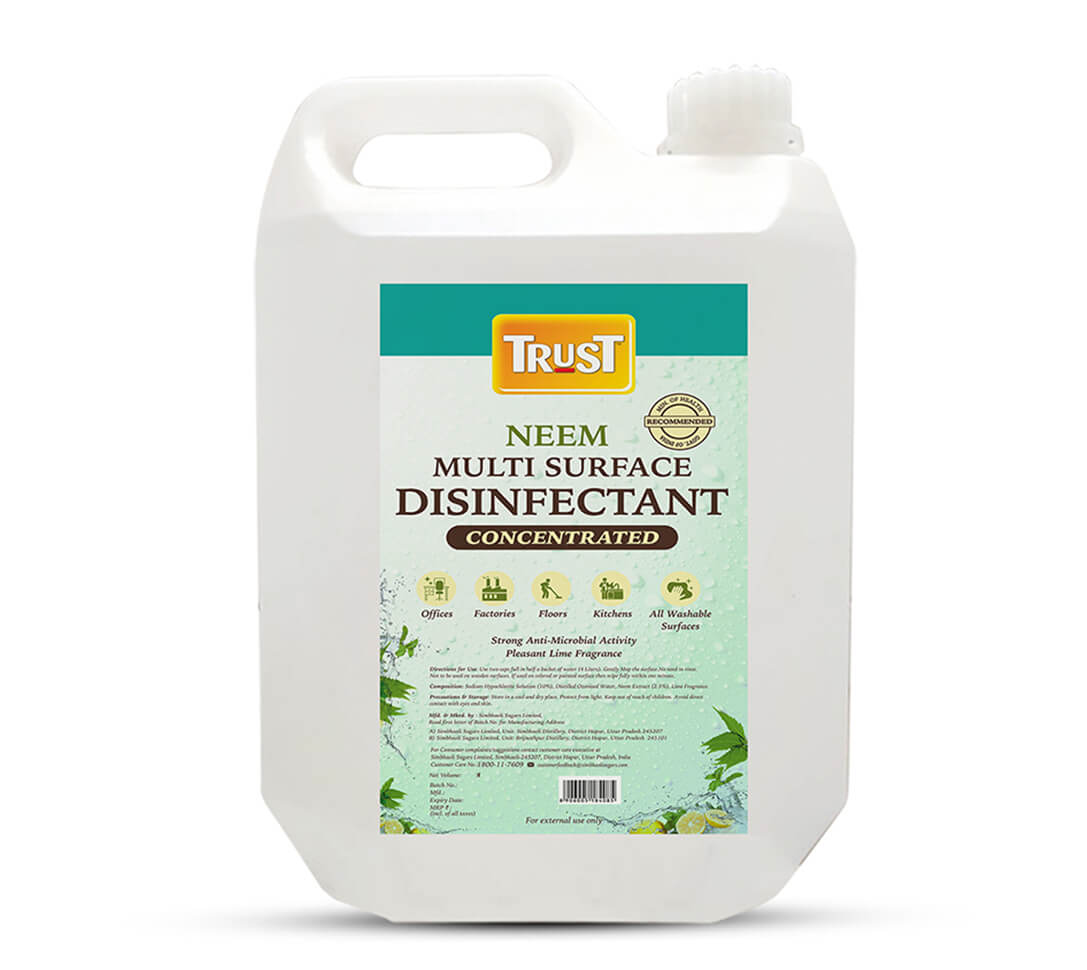 5 LITRE PACK WITH LIME FRAGRANCE AND NEEM EXTRACT